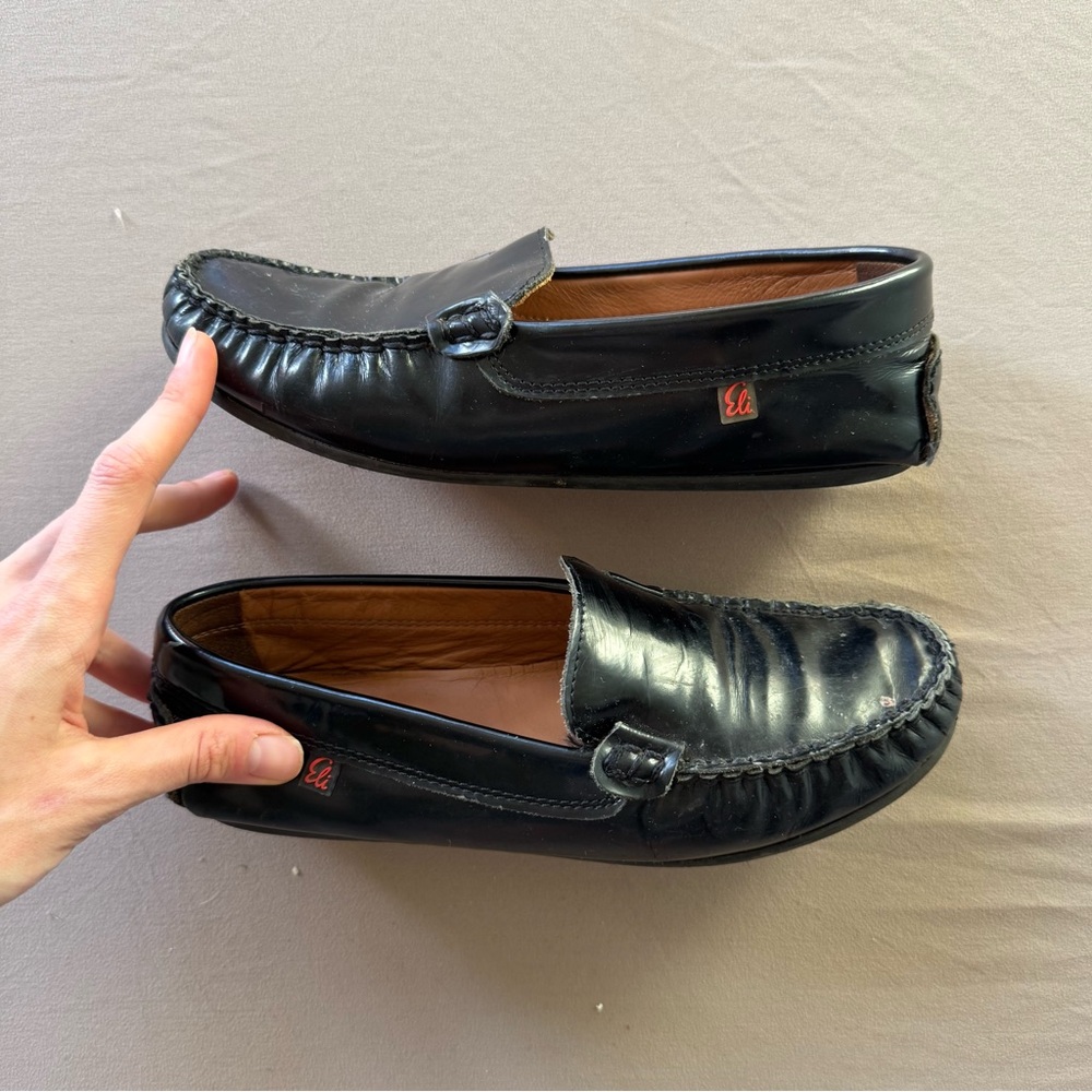 Eli 1957 Boys Patent Leather Moccasin Dress Shoes